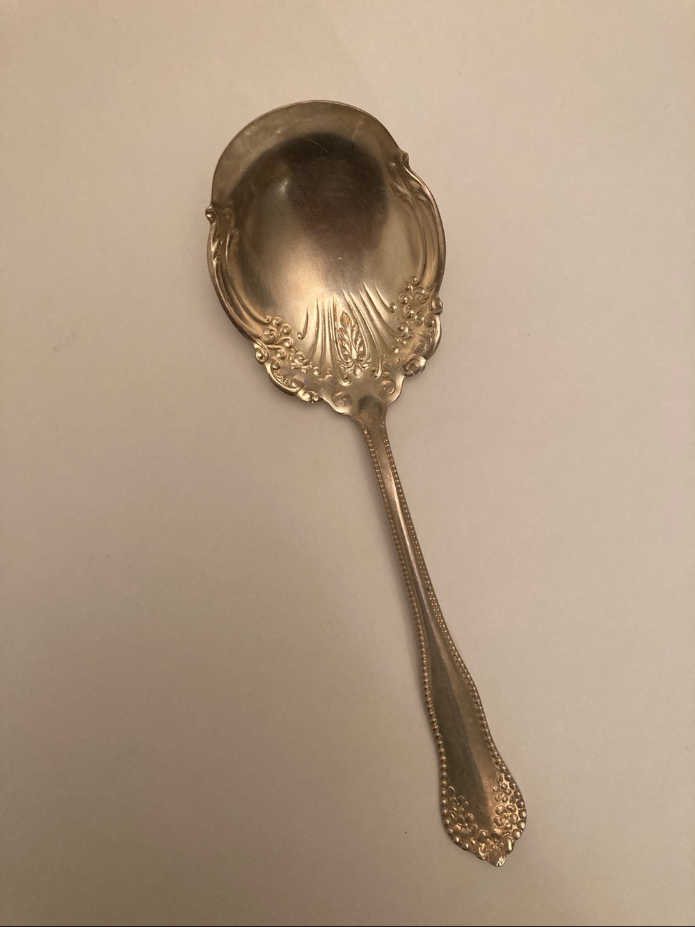 Antique Silver Plated Ladle Mayflower Pattern
